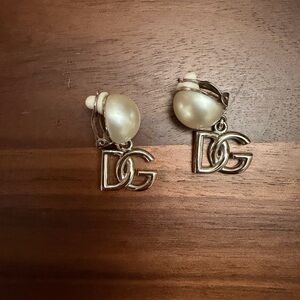 Dolce and Gabbana clip on earrings